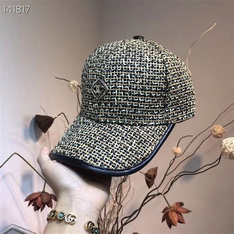 chanel tweed baseball cap|Chanel hats sale.